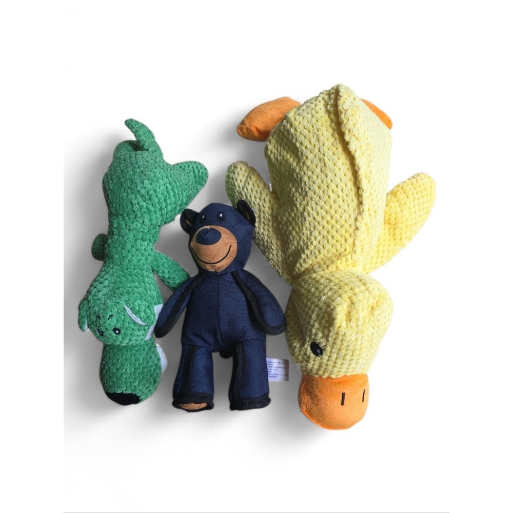 The Calm Pet Ultimate Tough Toy Bundle Set Of 3 Squeeker Calming Tough‎ Dog Toys